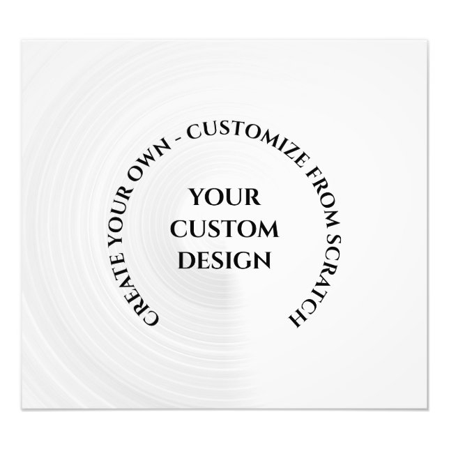 Skapa din egen Anpassningsbar Fototryck (Framsidan)