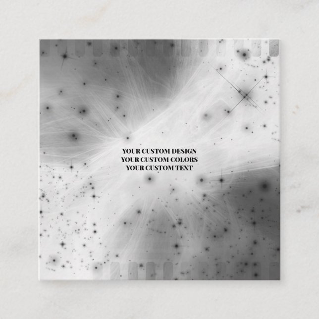 Skapa din egen Anpassningsbar Fyrkantigt Visitkort (Framsida)