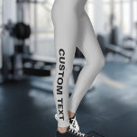 Skapa din egen Anpassningsbar Grått Leggings<br><div class="desc">Skapa din egen Anpassningsbar Grått Leggings.</div>