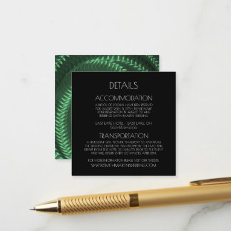 Skapa din egen Anpassningsbar Grönt Metallic Spira Tilläggskort