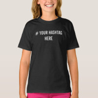 Skapa din egen Anpassningsbar Hashtag T-Shirt
