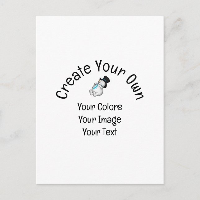 Skapa din egen Anpassningsbar Helg Vykort (Framsida)