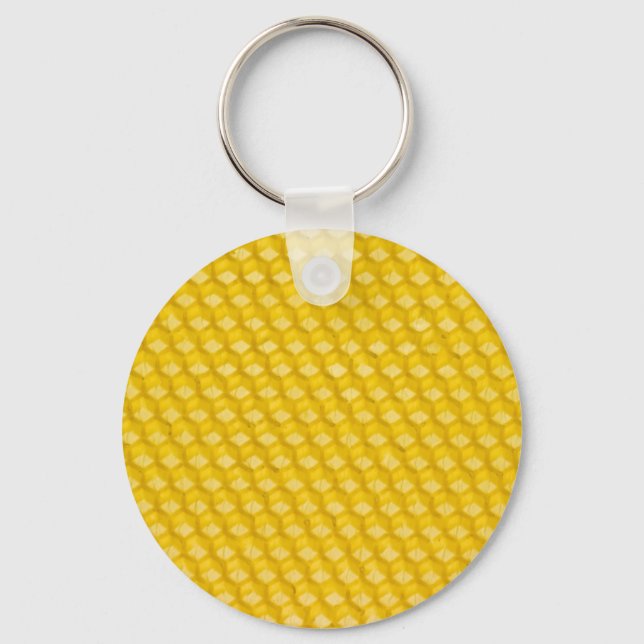 Skapa din egen Anpassningsbar-Honeycomb-mall Nyckelring (Framsida)