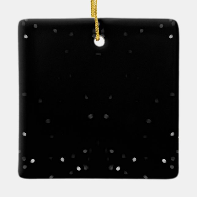 Skapa din egen Anpassningsbar Julgransprydnad Keramik (Framsida)