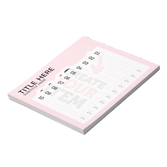 SKAPA DIN-EGEN Anpassningsbar ladda upp din design Anteckningsblock (Roterad)