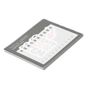 SKAPA DIN-EGEN Anpassningsbar ladda upp din design Anteckningsblock
