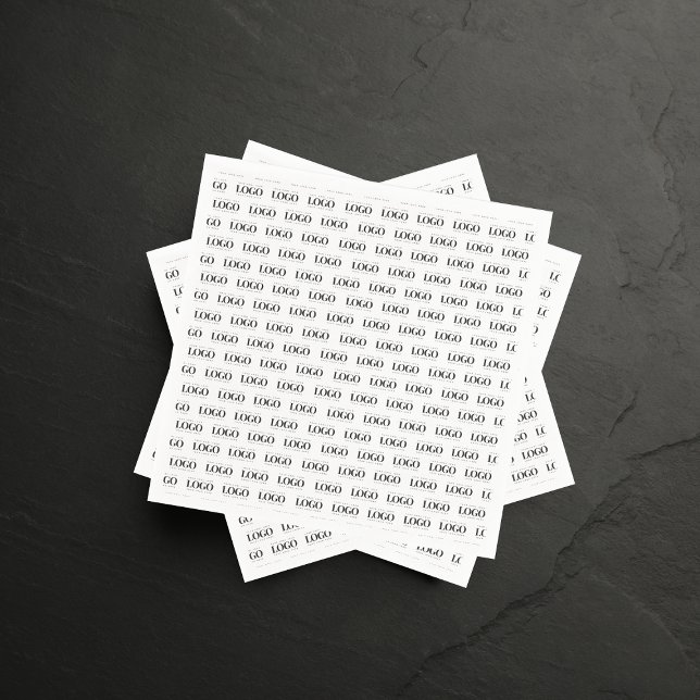 Skapa din egen Anpassningsbar Logotyp Mönster Busi Pappersservett (Skapare uppladdad)