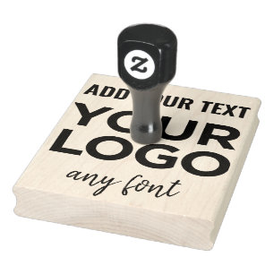 Skapa din egen Anpassningsbar Logotyp och textgumm Stämpel