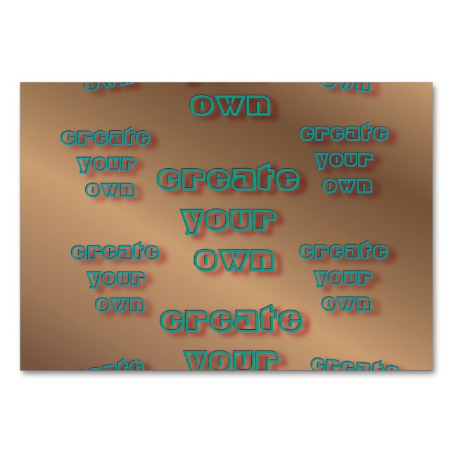 🤍 Skapa din egen Anpassningsbar-mall Bordsnummer (Framsidan)