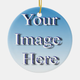 🤍 Skapa din egen Anpassningsbar-mall Julgransprydnad Keramik