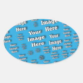 🤍 Skapa din egen Anpassningsbar-mall Runt Klistermärke