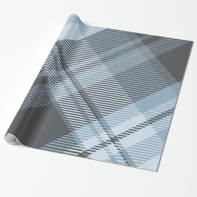 Skapa din egen Anpassningsbar, märkt Herringbone Presentpapper (Utrullad)