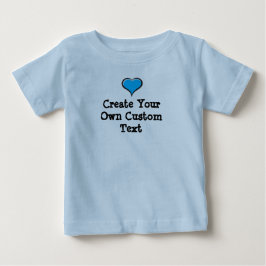 Skapa din egen anpassningsbar med Blue Heart T Shirt