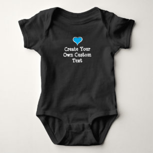 Skapa din egen anpassningsbar med Blue Heart T Shirt
