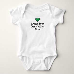 Skapa din egen anpassningsbar med Grönt Heart T Shirt