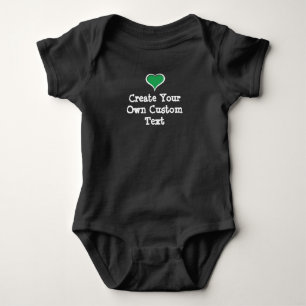 Skapa din egen anpassningsbar med Grönt Heart T Shirt