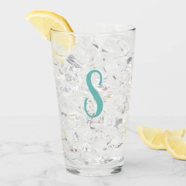Skapa din egen Anpassningsbar Monogram Drinking Glaskopp (Framsida Ice)