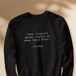 Skapa din egen Anpassningsbar offert Lång Ärmad Tröja<br><div class="desc">Skapa din egen anpassningsbar-offerttröja. Har minimal typografi av anpassadets skrivmaskin.</div>