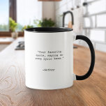 Skapa din egen Anpassningsbar offert Mugg<br><div class="desc">Skapa din egen anpassningsbar offert kaffe mugg. Har minimal typografi av anpassadets skrivmaskin.</div>