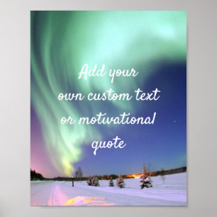 Skapa din egen Anpassningsbar offert - norra Ljus Poster