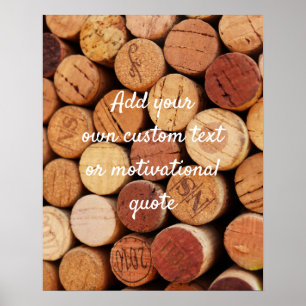 Skapa din egen Anpassningsbar-offert Poster - Vin