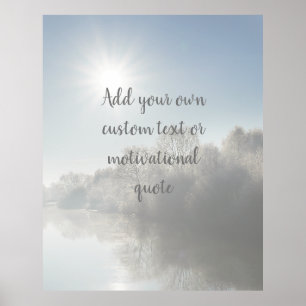 Skapa din egen Anpassningsbar offert - Sunny River Poster