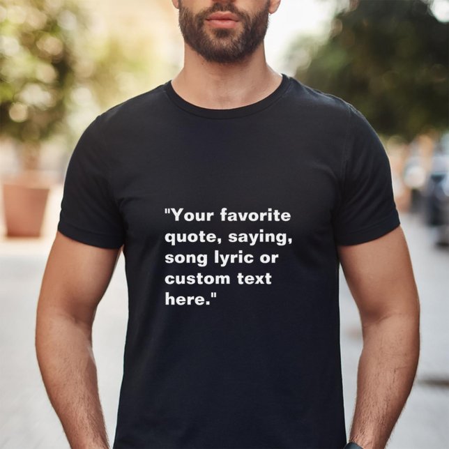 Skapa din egen Anpassningsbar offert T Shirt (Skapare uppladdad)