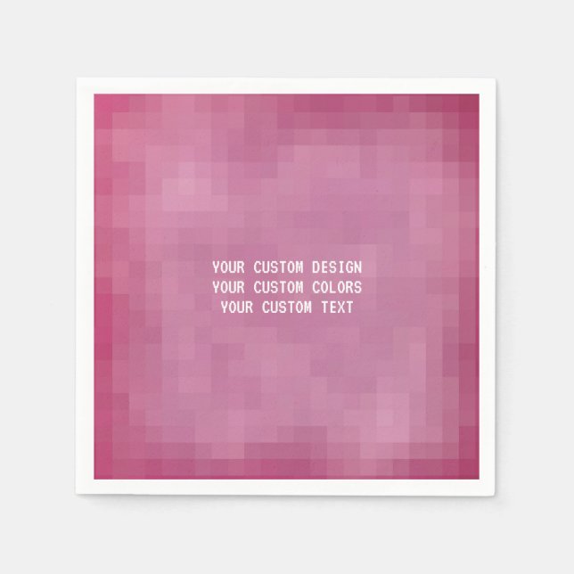 Skapa din egen Anpassningsbar Pappersservett (Framsidan)