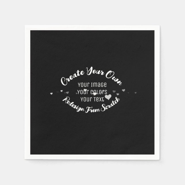Skapa din egen Anpassningsbar Pappersservett (Framsidan)
