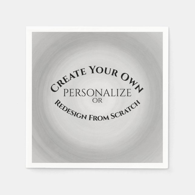 Skapa din egen Anpassningsbar Pappersservett (Framsidan)