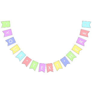 Skapa din egen Anpassningsbar Party Bunting Banner Vimplar