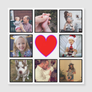 Skapa din egen Anpassningsbar Photo Collage Magnet
