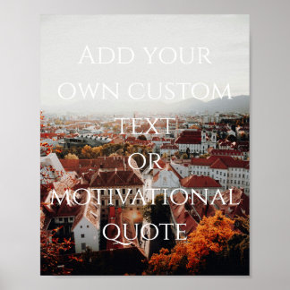 Skapa din egen Anpassningsbar Poster offert