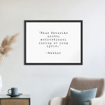 Skapa din egen Anpassningsbar Poster offert<br><div class="desc">Skapa din egen anpassningsbar-offert poster väggkonst. Med minimalistisk tryckfärgstyp som du kan anpassa med favoritmotiveringsordspråk,  sång-text eller anpassningsbar</div>