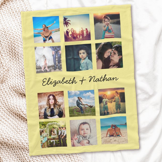 Skapa din egen Anpassningsbar Roligt 12-familjens  Fleecefilt (Skapare uppladdad)