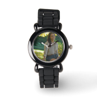 Skapa din egen Anpassningsbar Silver Glitter Watch Armbandsur