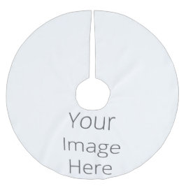 Skapa din egen Anpassningsbar Träd Skirt Julgransmatta Borstad Polyester