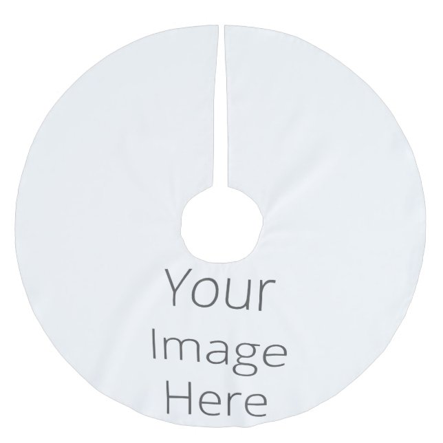 Skapa din egen Anpassningsbar Träd Skirt Julgransmatta Borstad Polyester (Framsidan)