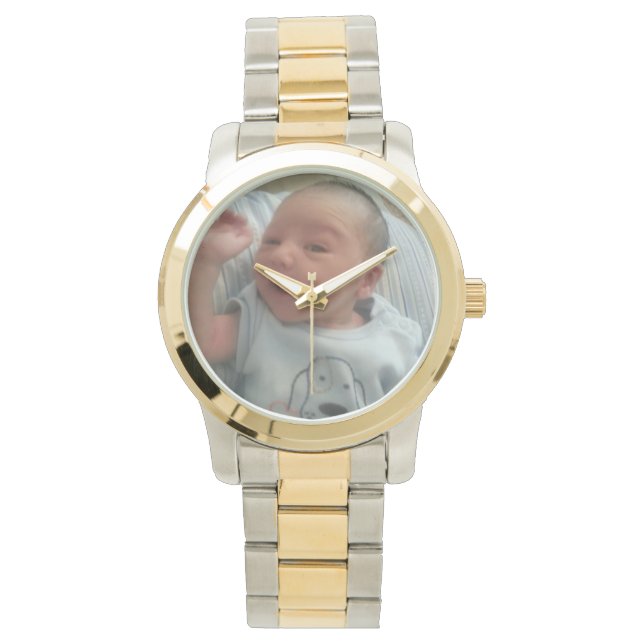 Skapa din egen Anpassningsbar två tonbevakning Armbandsur (Framsida)