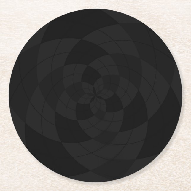 Skapa din egen Anpassningsbar Underlägg Papper Rund (Framsidan)