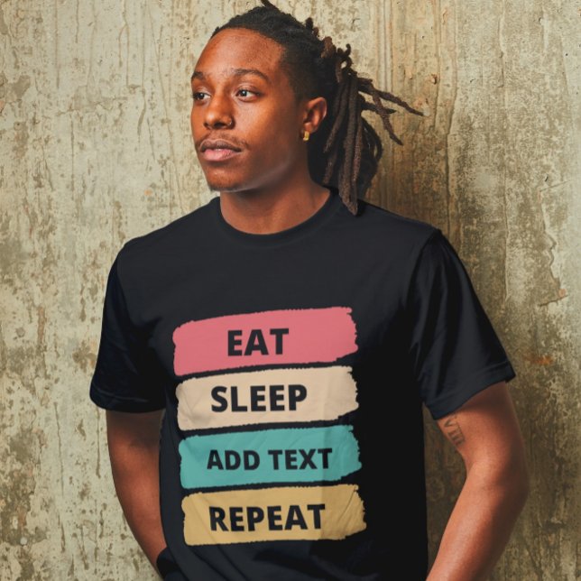Skapa din egen Anpassningsbar Upprepa viloläge T Shirt (Skapare uppladdad)
