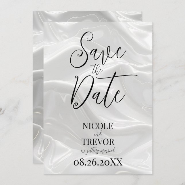 Skapa din egen Anpassningsbar Vinkar Spara Datumet (Fram/baksida)