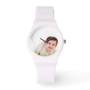 Skapa din egen Anpassningsbar White Sporty Watch Armbandsur