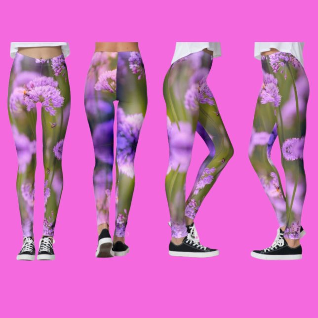 Skapa din egen Anpassningsbar Yoga Wildblomma på Leggings (Skapare uppladdad)