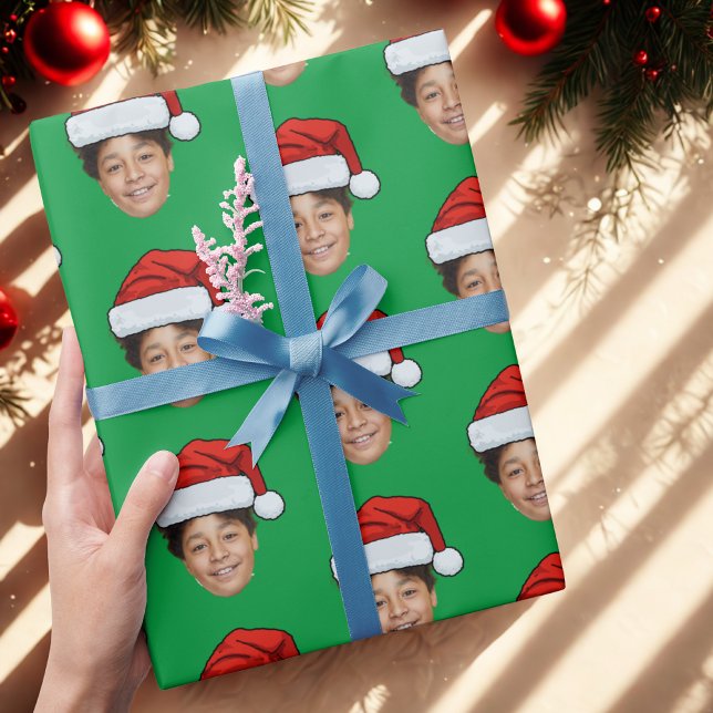 Skapa din egen Ansikte Santa Hat Presentpapper (Skapare uppladdad)