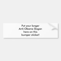 Skapa din egen Anti-Obama dekal! Lång