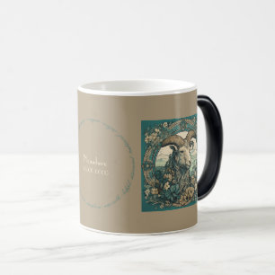 Skapa din egen Art nouveau Capricorn Zodiac Magisk Mugg