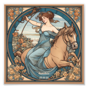 Skapa din egen Art nouveau Sagittarius Fototryck