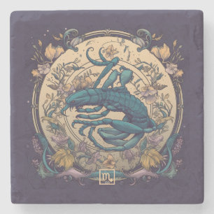 Skapa din egen Art Nouveau Skorpion Stenunderlägg