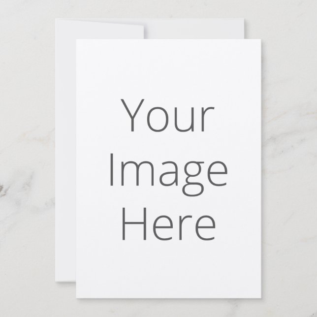 Skapa din egen Artisan Felt Ecru 5"x7"-inbjudan Inbjudningar (Framsida)